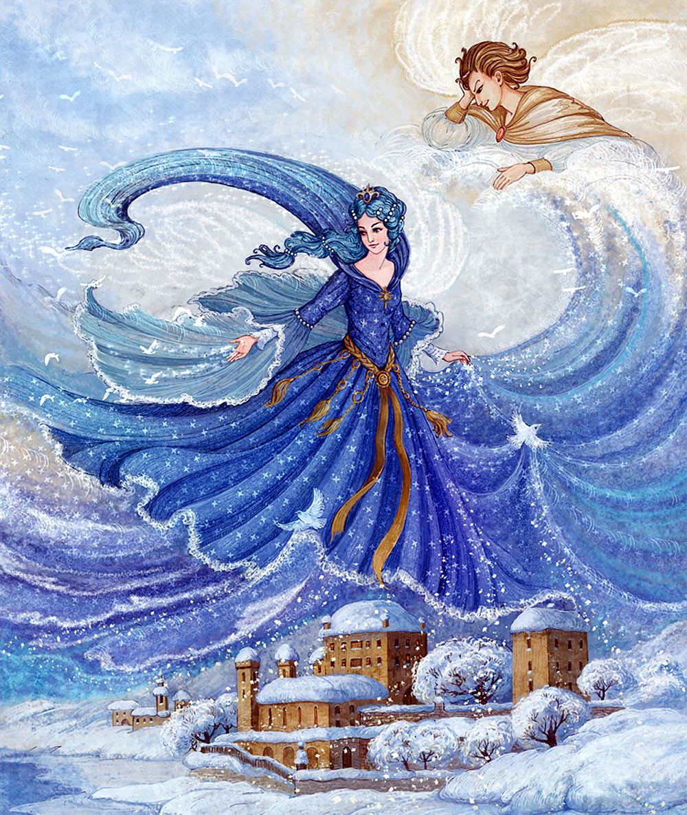 插画:插画家galina egorenkova作品-梦幻唯美的童话世界