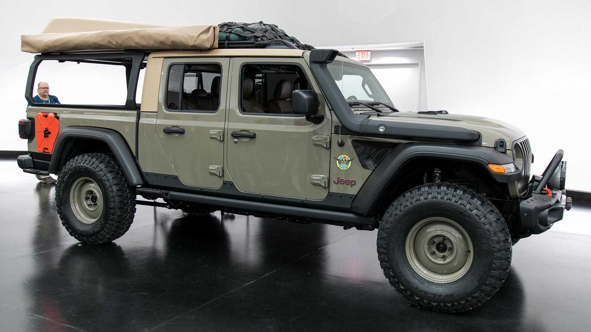 jeepgladiatorwayoutconcept满足越野旅途移动家庭生活