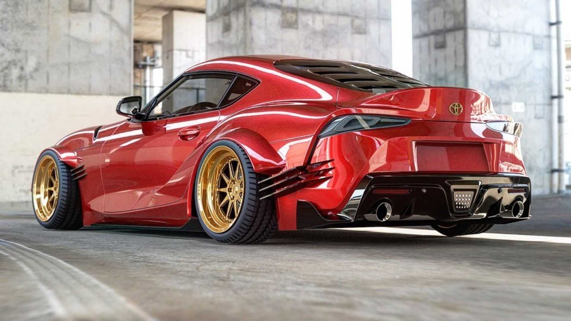 ambielec design发布丰田新supra改装渲染图