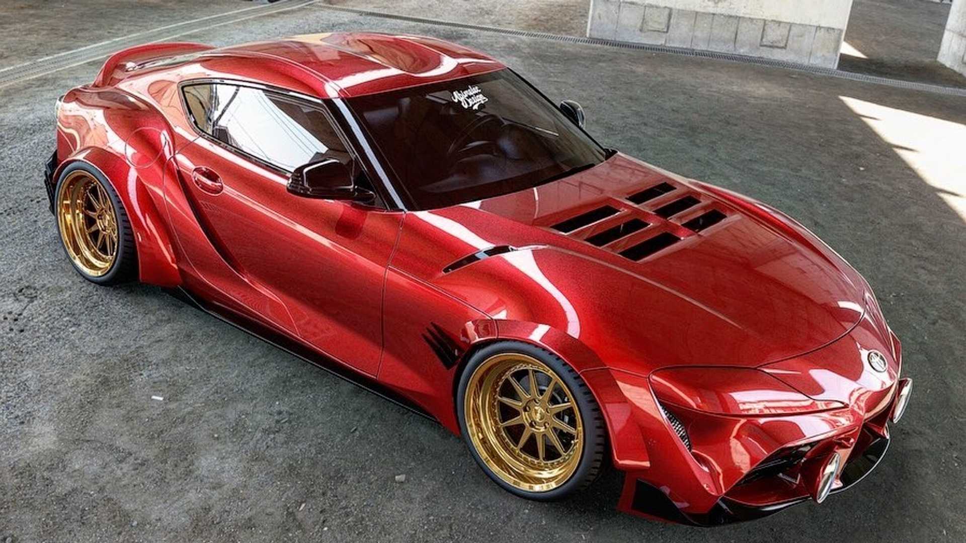 ambielec design发布丰田新supra改装渲染图