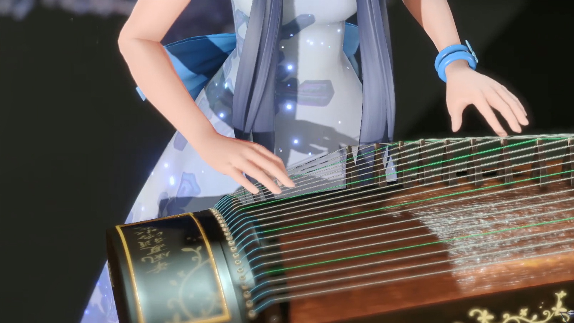 洛天依携手琵琶演奏家方锦龙 演绎经典民歌《茉莉花》