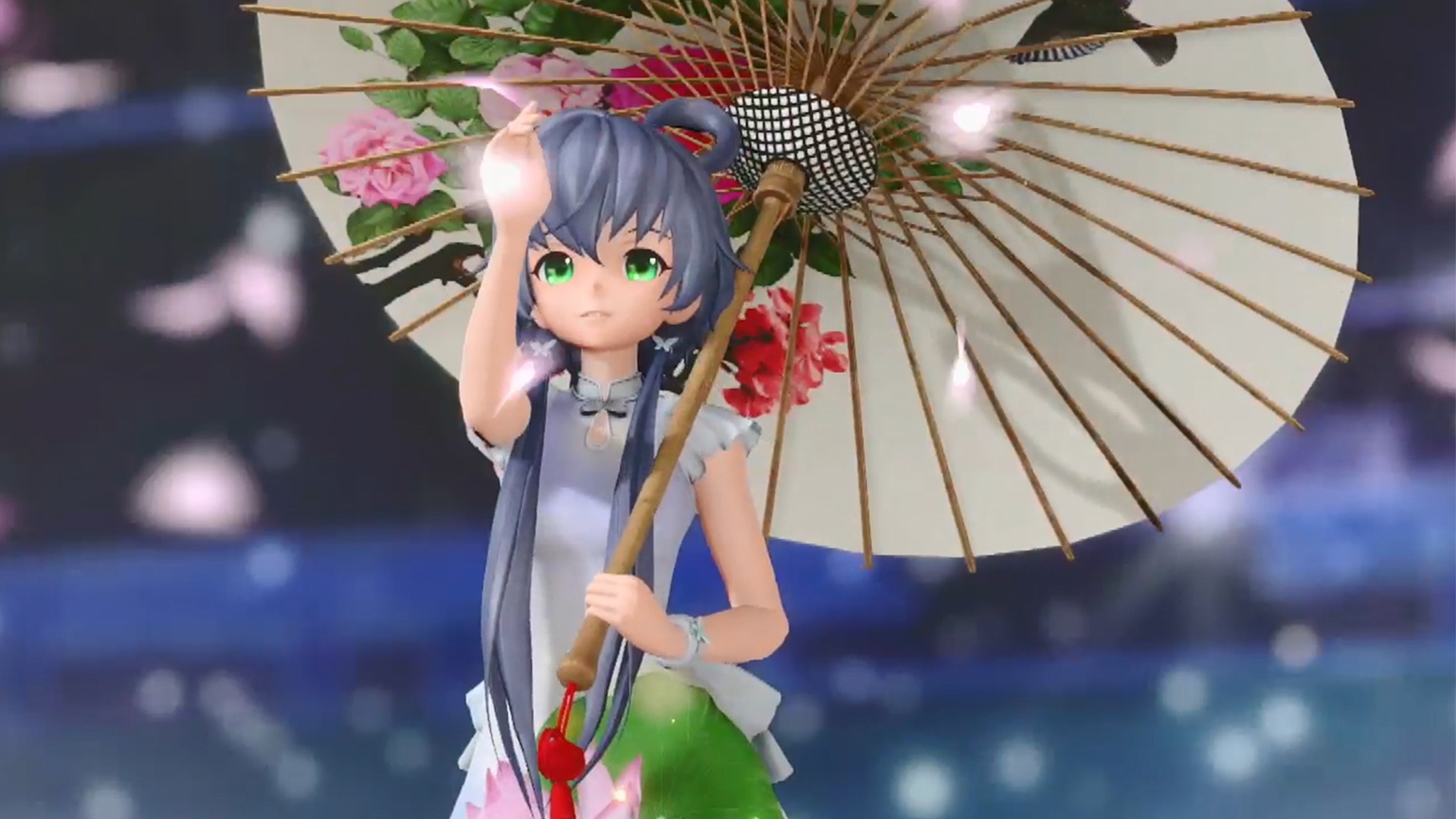 洛天依携手琵琶演奏家方锦龙 演绎经典民歌《茉莉花》