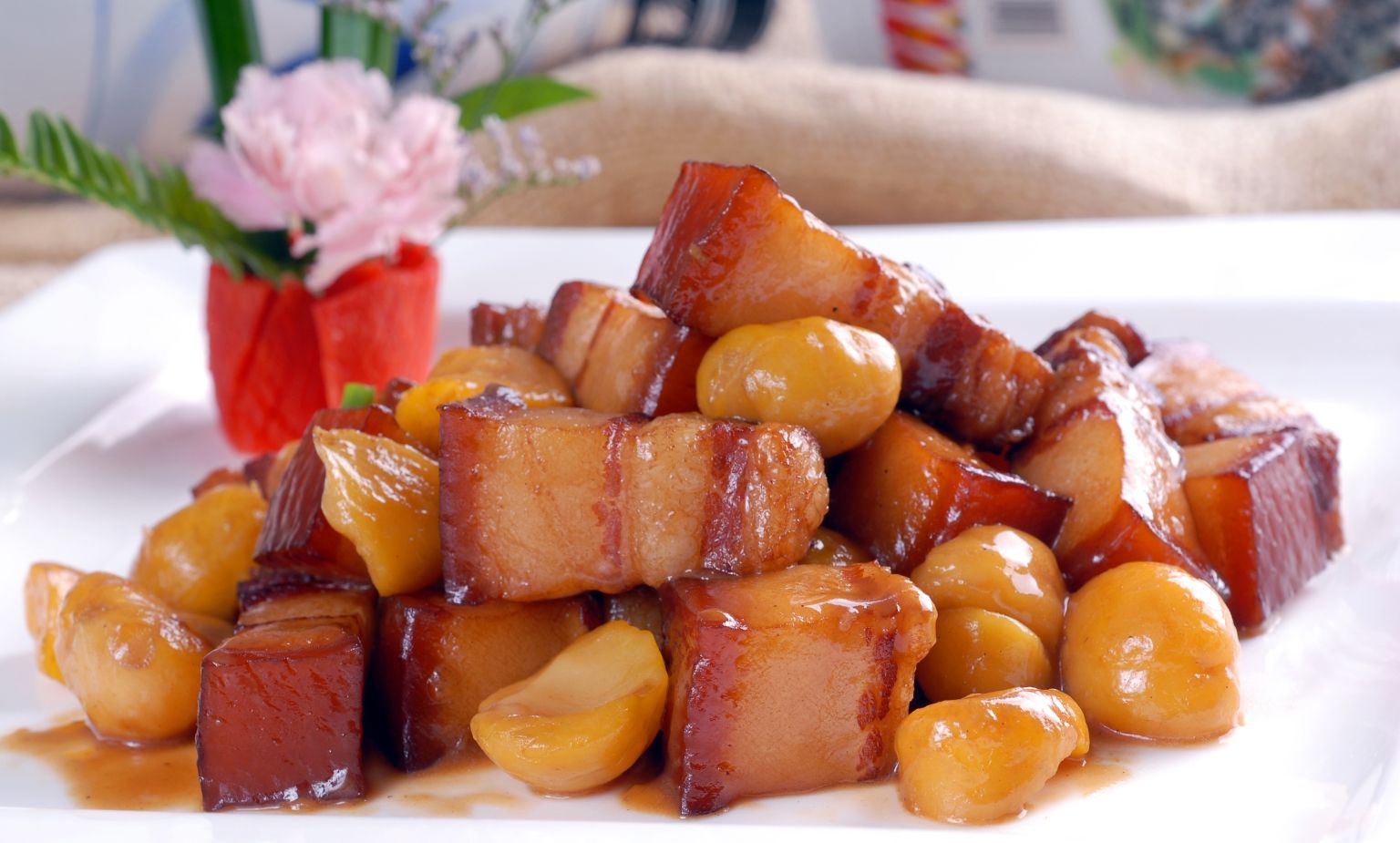 美食图片欣赏——各式美味板栗菜品