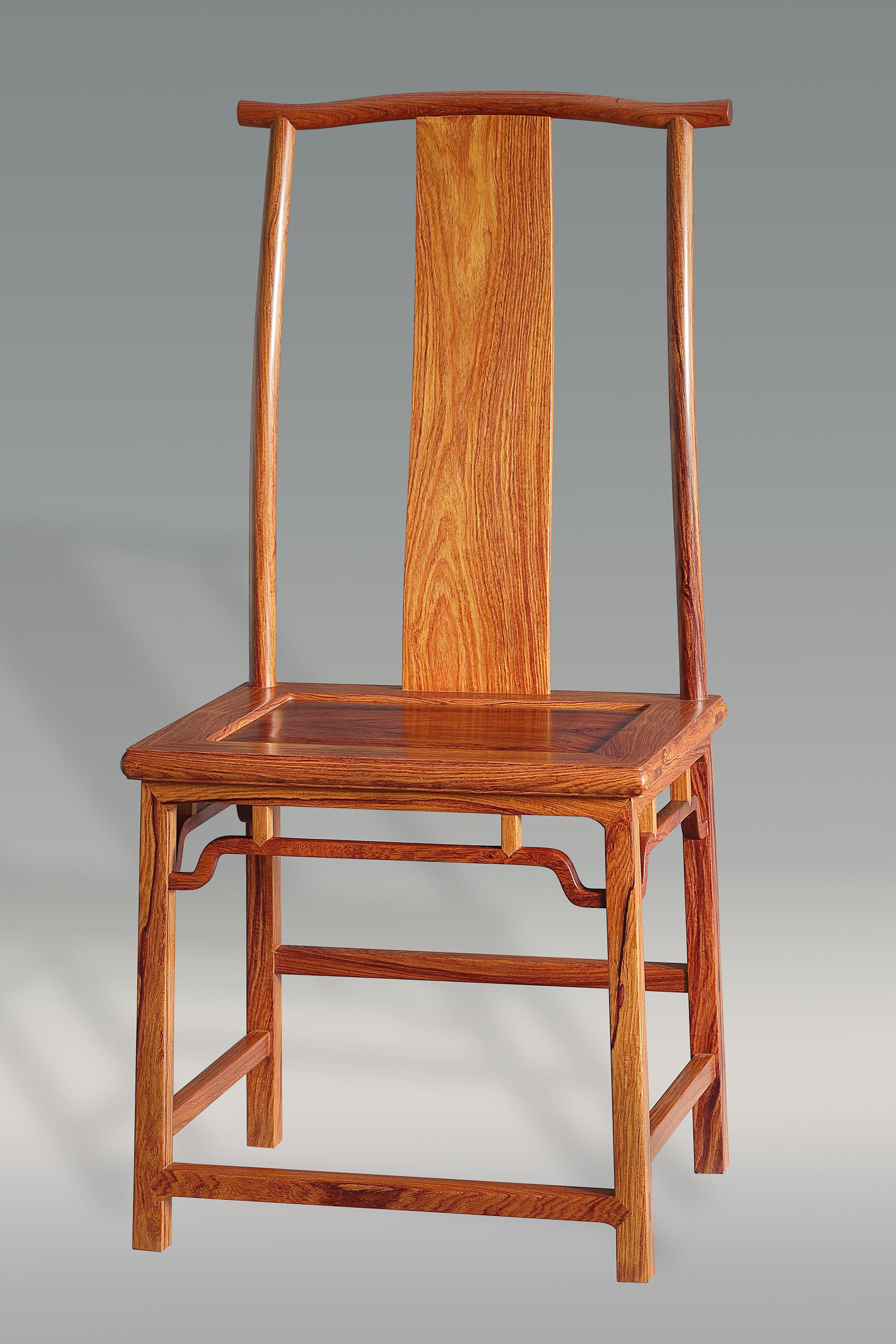 复制艾克中国花梨家具图考黄花梨灯挂椅测绘图详解及注意事项