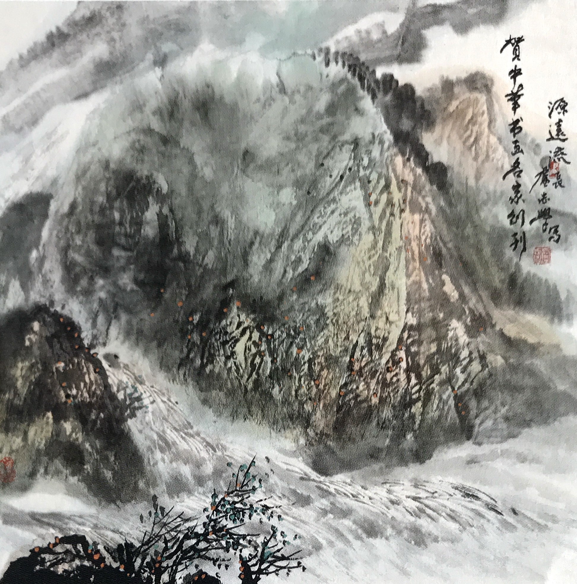 江干秋晚3/ 6孙思同国画山水艺术作品:关东雪4/ 6郑伯劲国画山水艺术