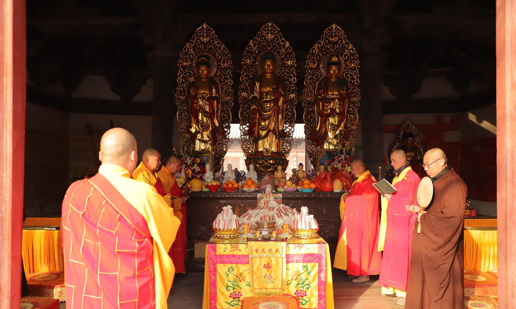 佛说因果,济源市大明寺免费结缘八宝福米,为众生祈福!|八宝|大明寺|济源市_新浪新闻