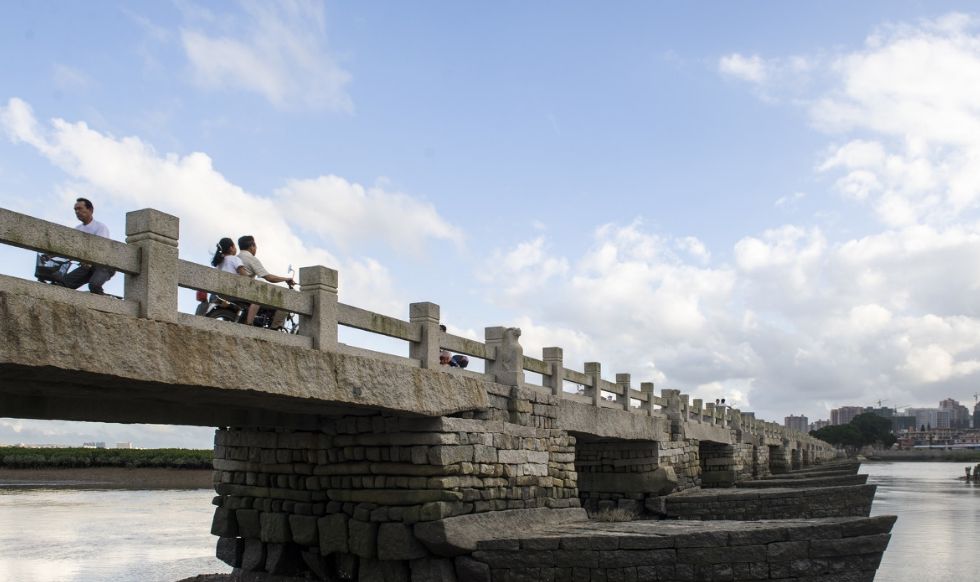 中国造桥史上的一座丰碑——洛阳桥,我国最早的海港大石梁桥_新浪新闻