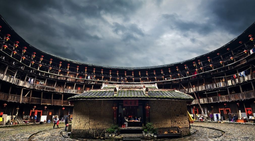 世界文化遗产福建省客家土楼群中国传统民居的瑰宝