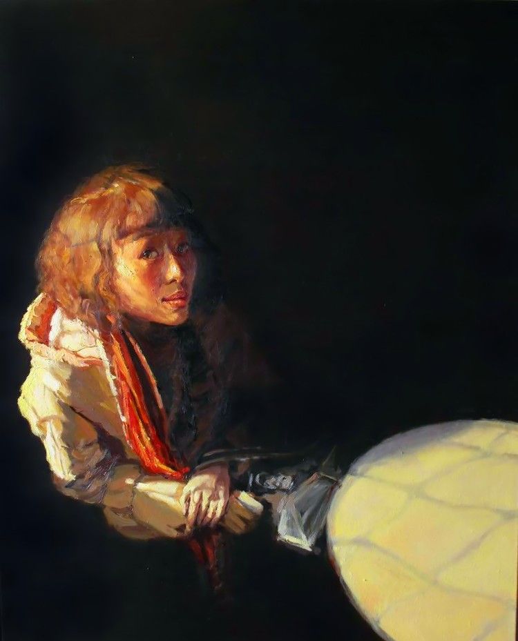 白蒂人物油画作品