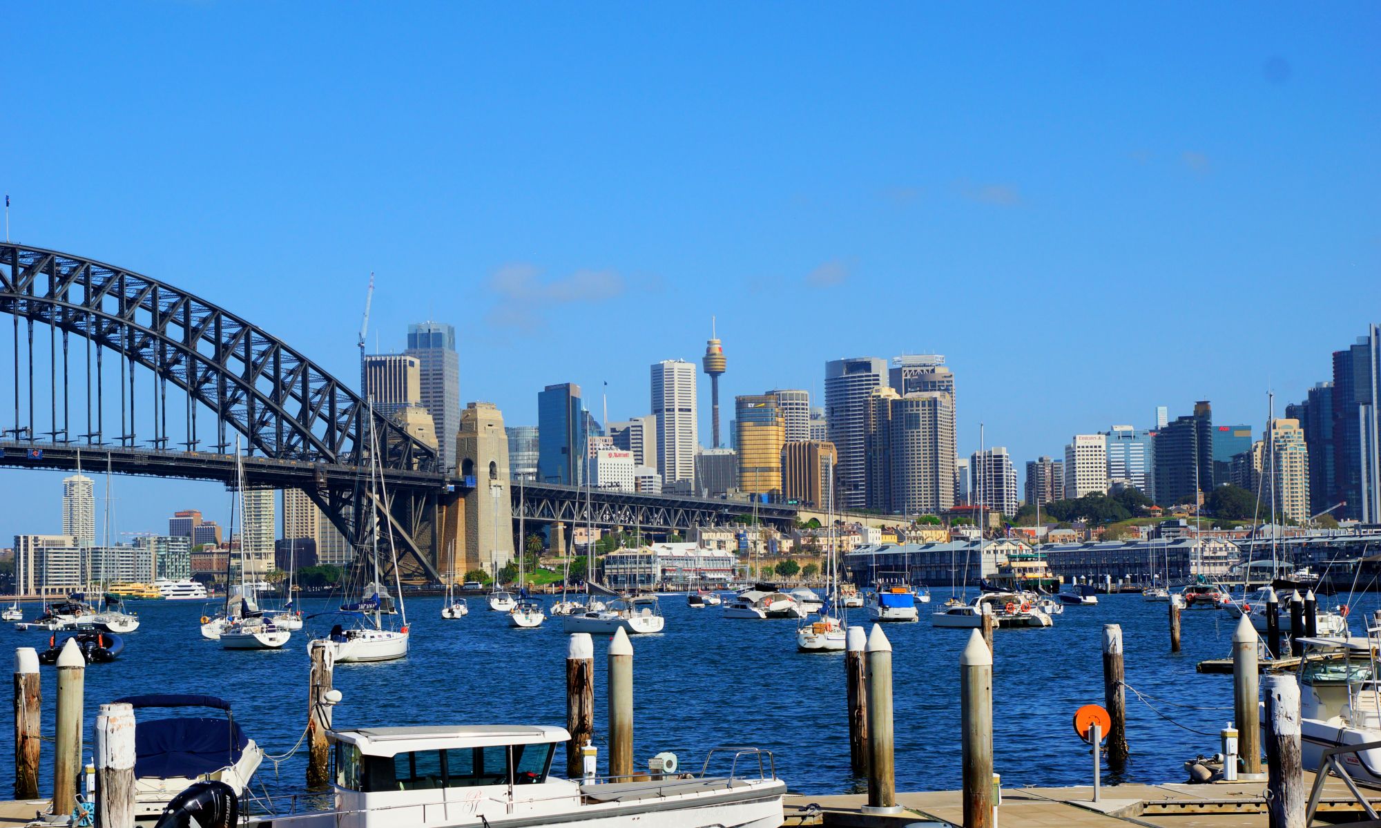 壁纸1920×1080世界旅游名胜之旅 欧洲篇 澳洲 悉尼市区与悉尼歌剧院图片 Australia Downtown Sydney and ...