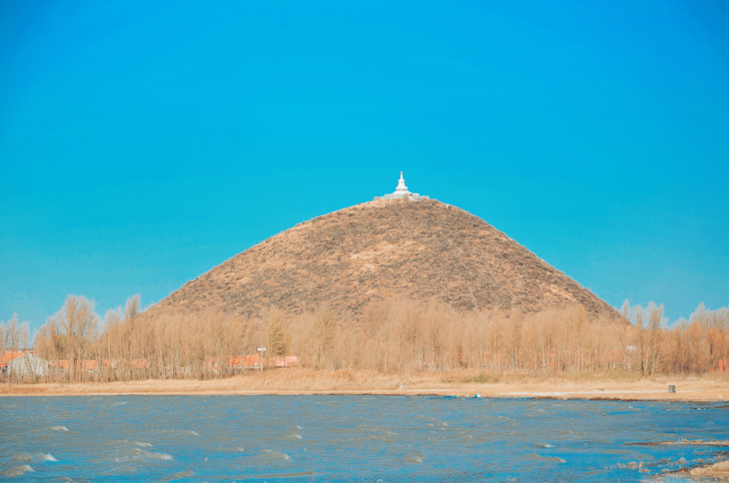 世界上最大的敖包,通辽市科左后旗阿古拉湿地双合尔山|阿古拉|科左后