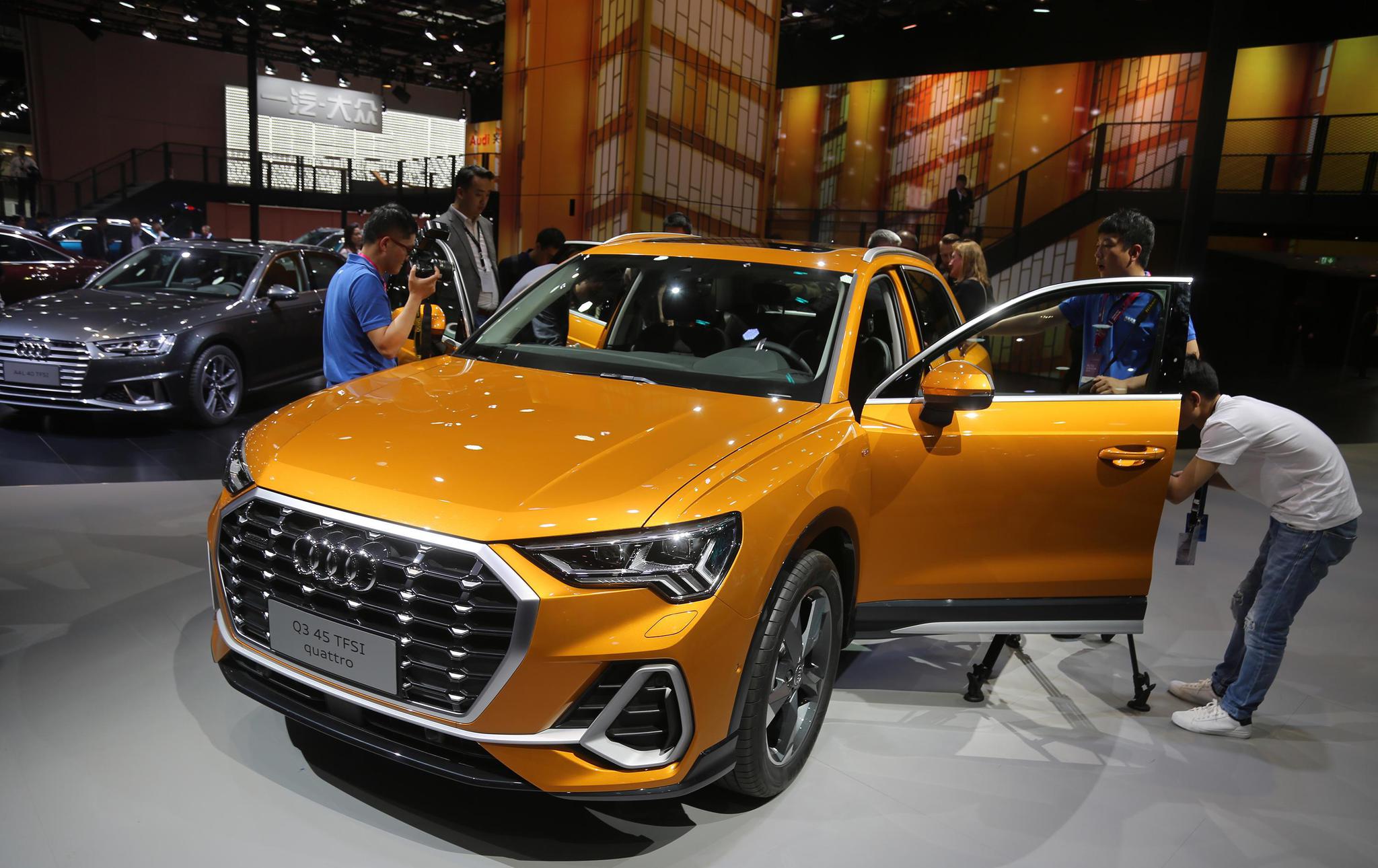 实拍全新奥迪q3,上海车展全球首秀并上市,将亮相深港澳车展!