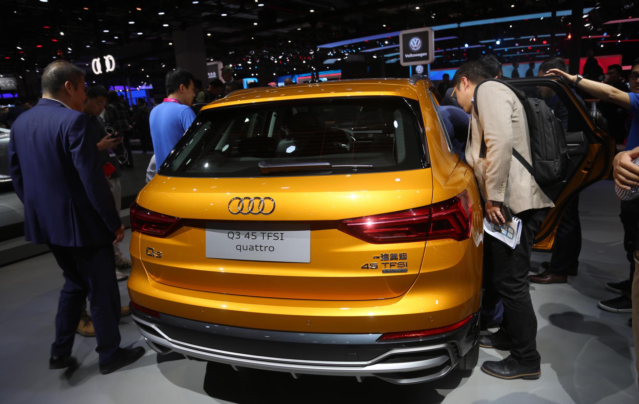 实拍全新奥迪q3,上海车展全球首秀并上市,将亮相深港澳车展!
