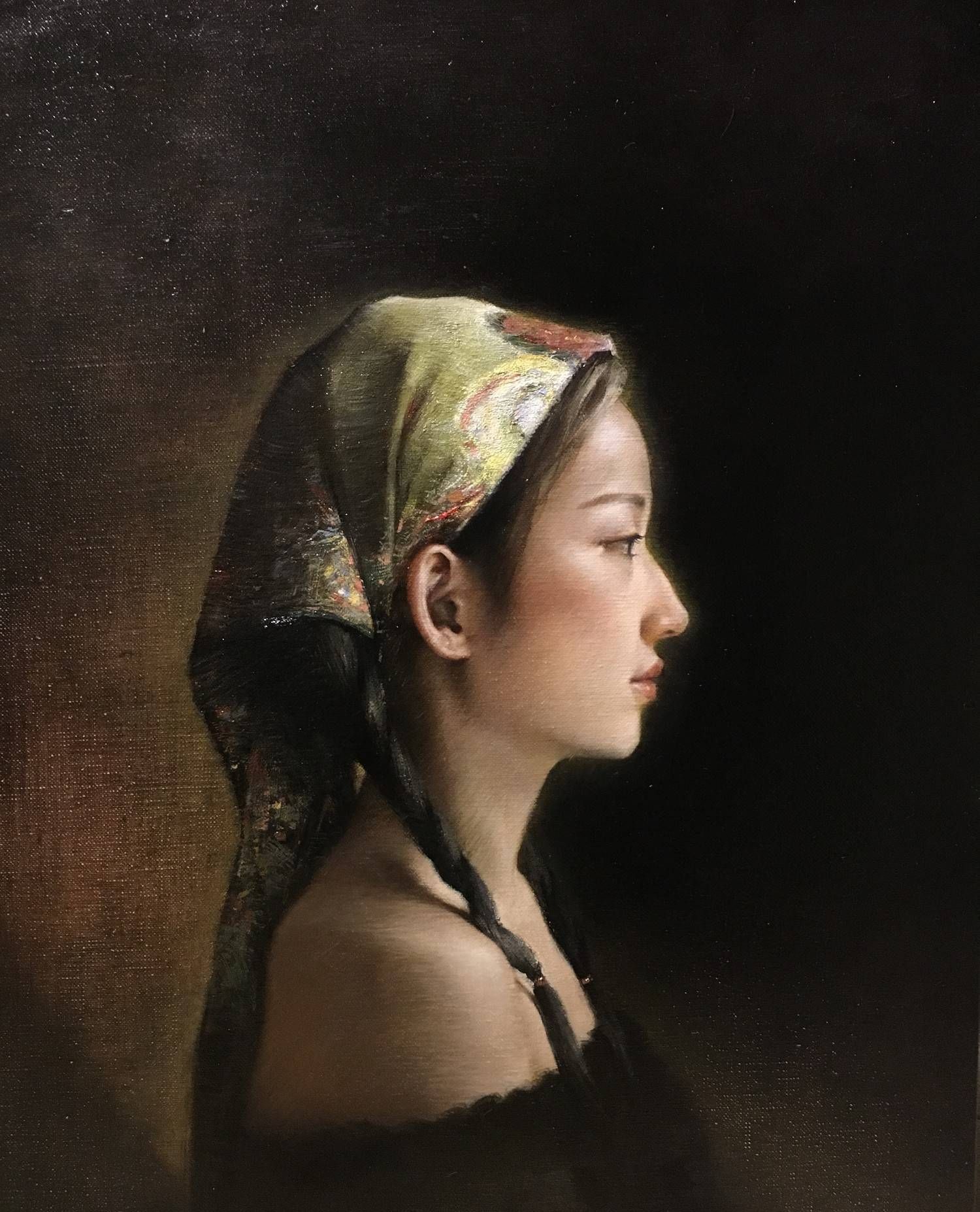 广州美术学院毕业生黄伟超的油画人物创作作品欣赏