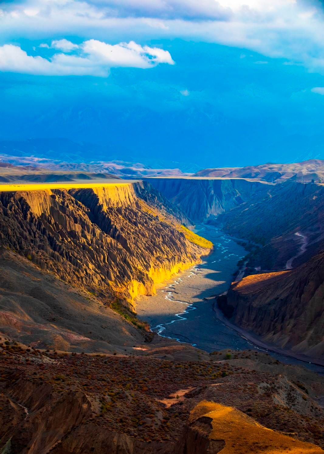 风光摄影:绚丽多彩的安集海大峡谷_高清图集_新浪网