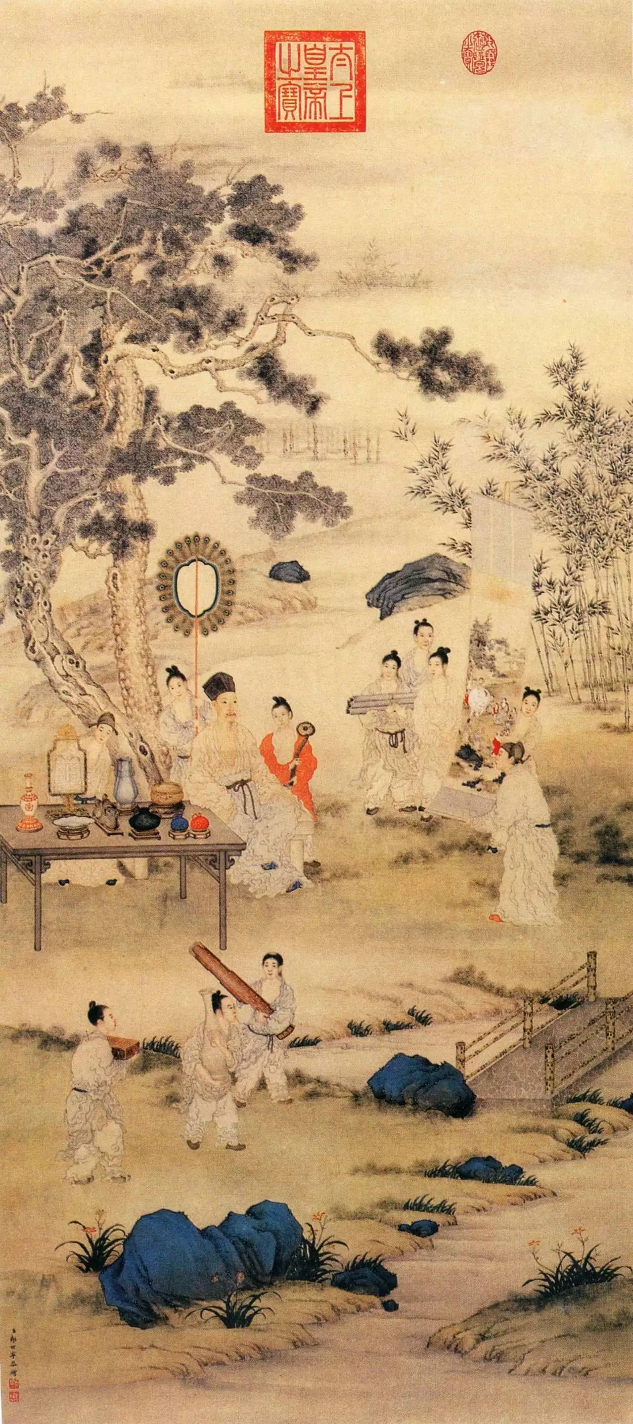 清朝宫廷画家郎世宁画作大全乾隆魏璎珞画像皆出其手