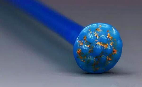 宋代的琉璃簪,一簪流光,一抹宋蓝