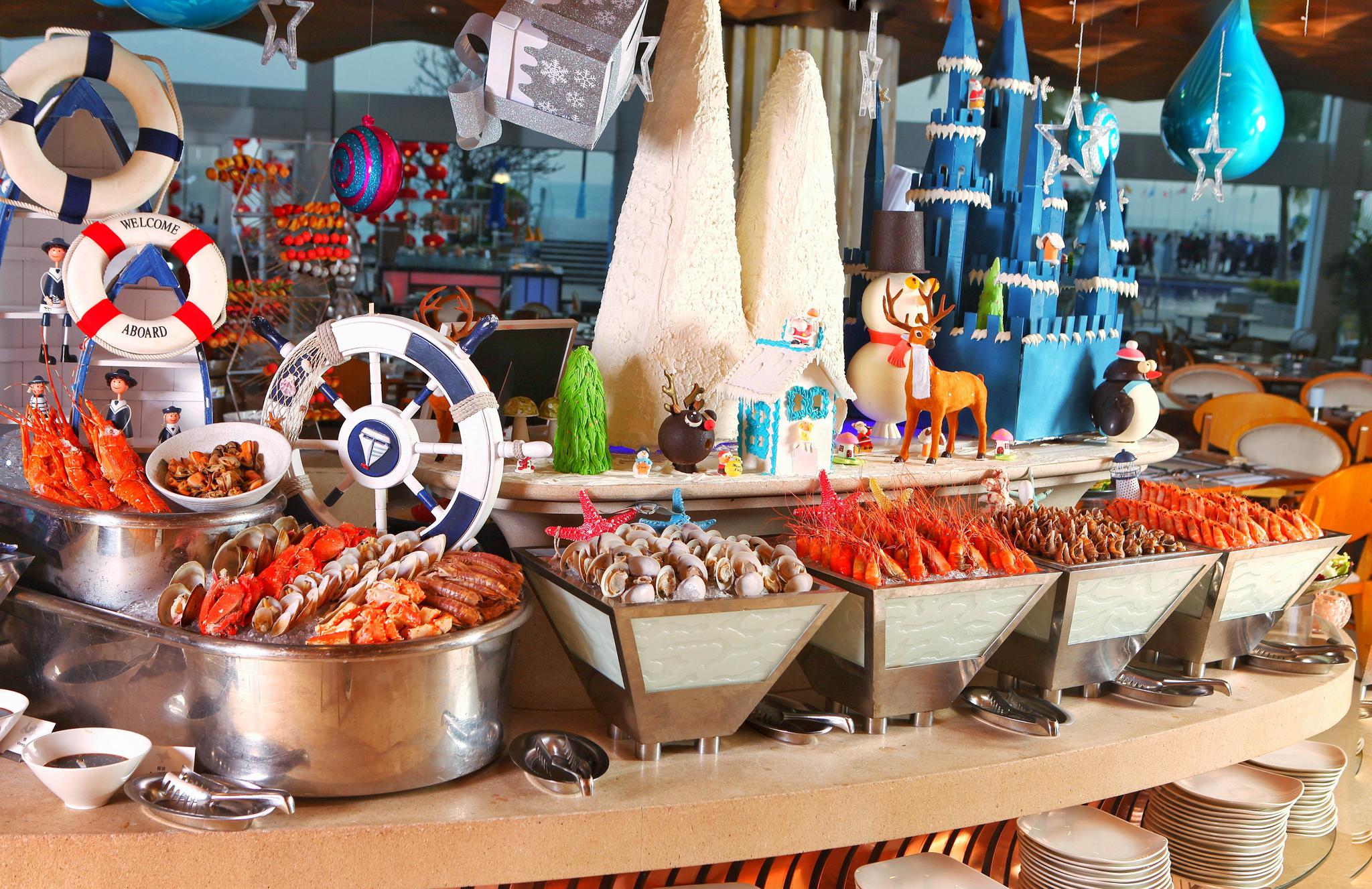 深圳大梅沙京基喜来登酒店推出"金色唱响"主题圣诞海鲜盛宴