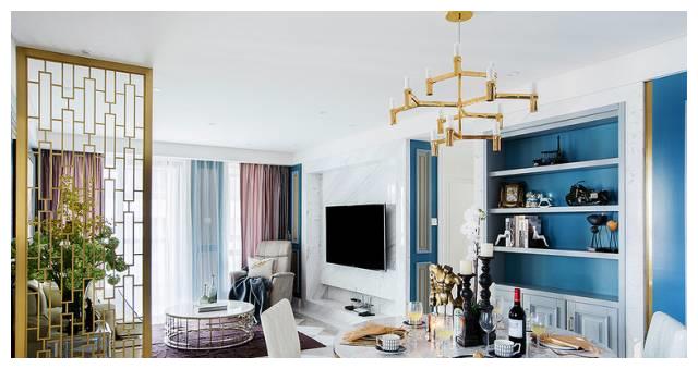 125平美式奢华风，装修太美似样板房