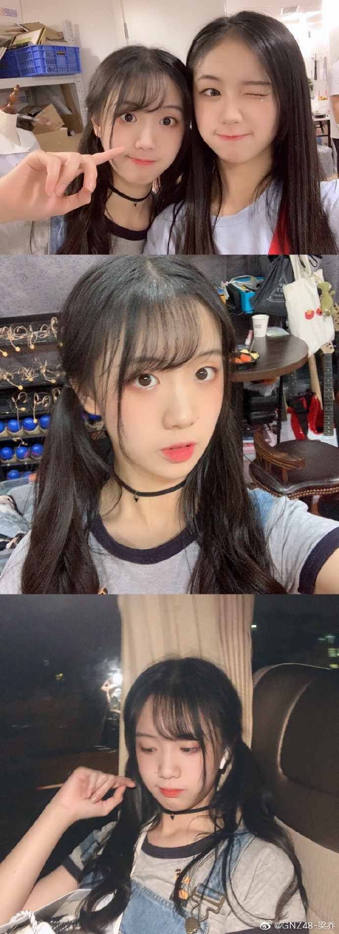 偶像女团gnz48梁乔可爱自拍写真美照欣赏