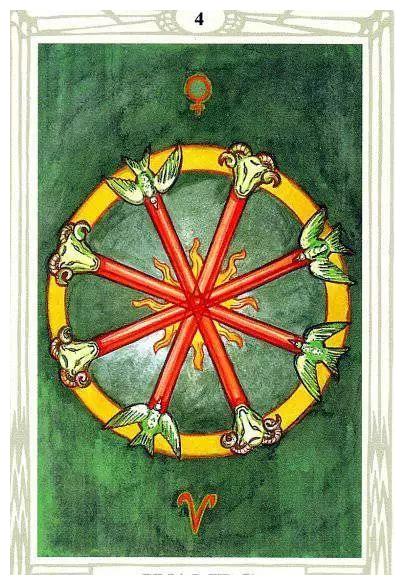 透特塔罗详解——权杖4