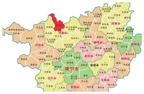 广西存在感最低的城市,与世无争从不遭黑,与各邻居城市都很好