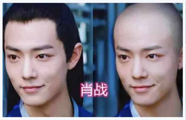 男星光头形象pk:王一博炫酷,蔡徐坤变大叔,肖战:娶我可好?