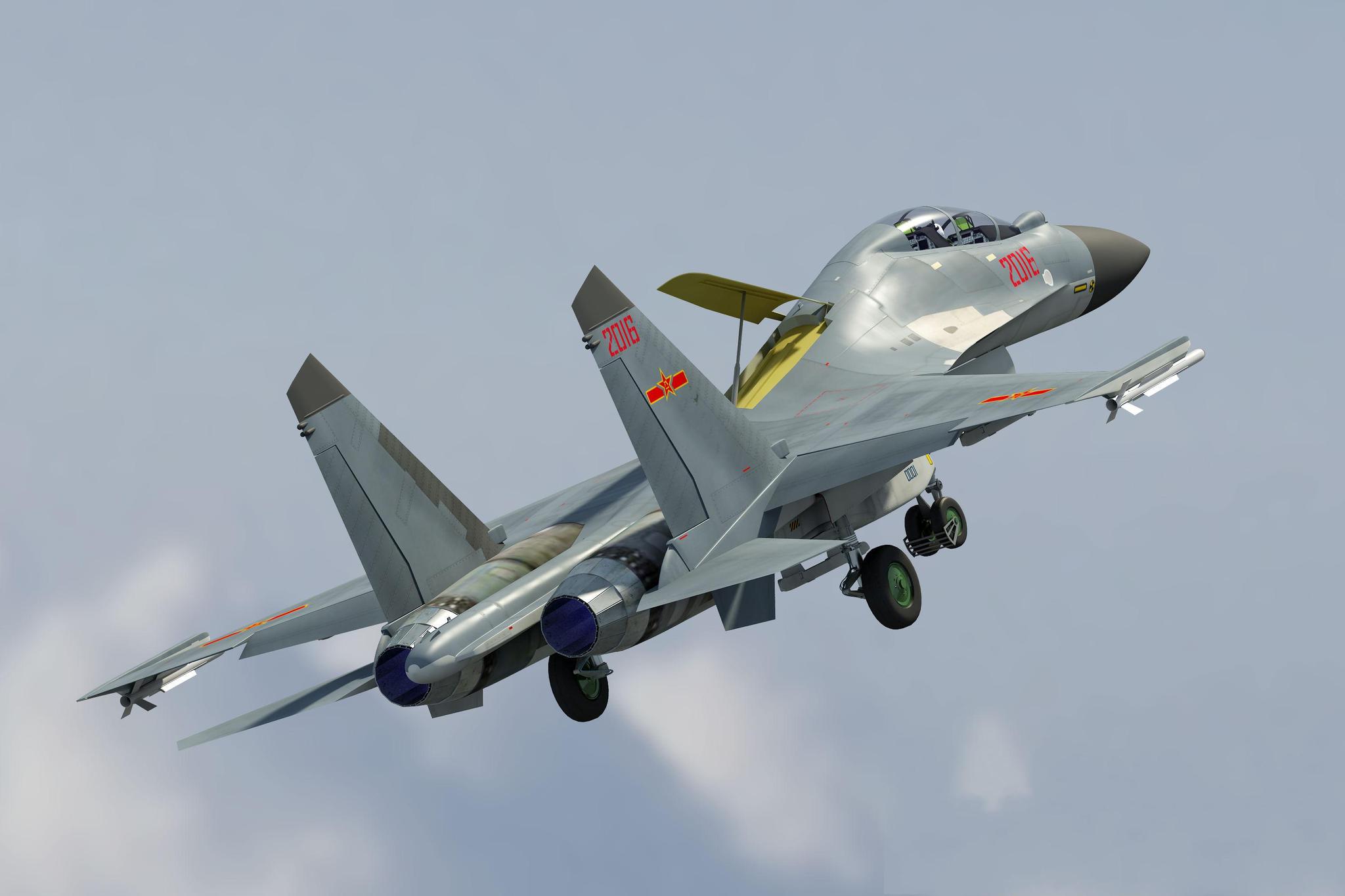 "炸弹卡车"歼-16战力大幅升级 已跻身为准隐身战机