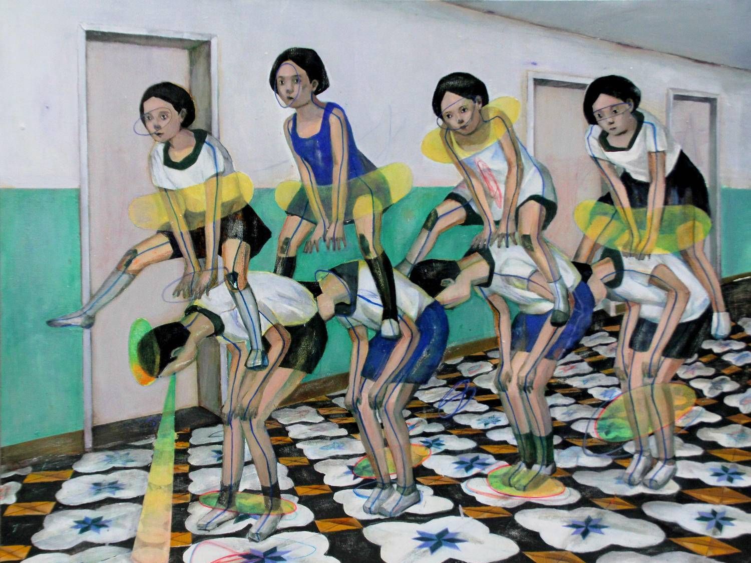 四川美术学院毕业生刘舒頔的绘画作品欣赏_高清图集_新浪网