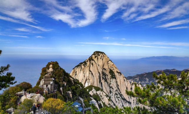 中华十大名山:中华文明的发祥地,国家5a级景区,西岳华山