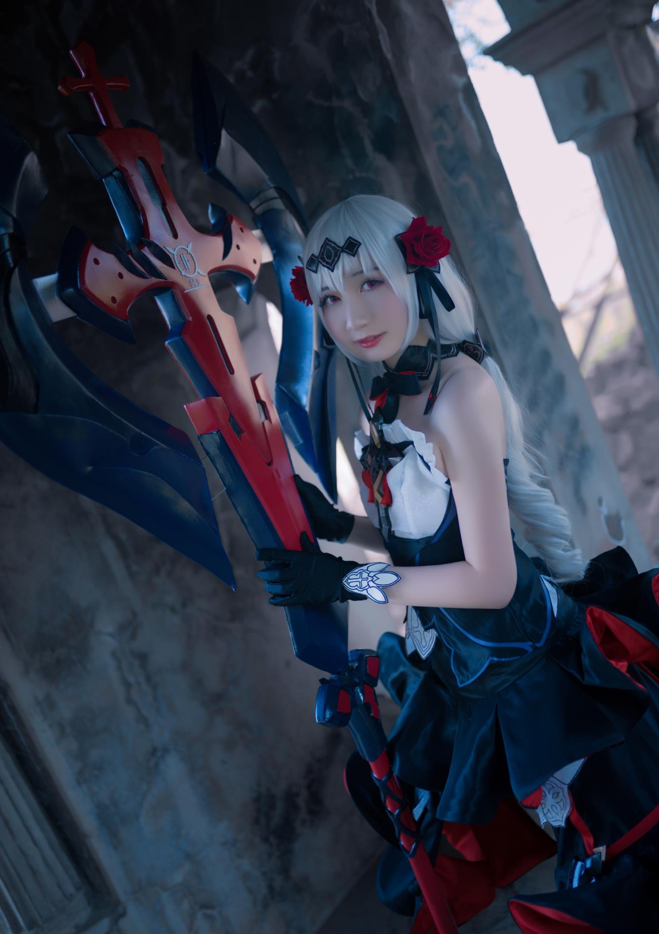 三组国产人气游戏崩坏学园3角色德丽莎的cosplay作品欣赏