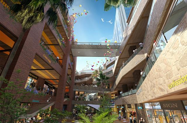 一座奇妙的公园剧场型购物中心设计赏析：东渡蛙城