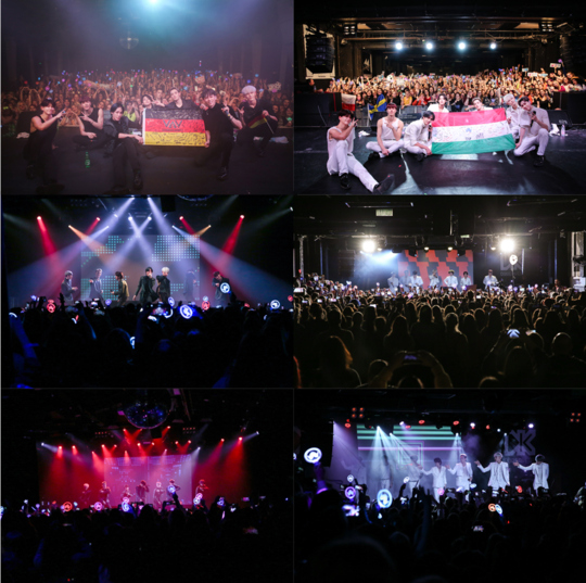 VAV在德国和匈牙利开始欧洲巡回演唱会 现场粉丝的狂热表演