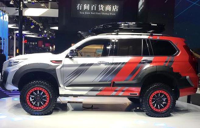 原厂迷彩版哈弗h9亮相红色车标迷彩车身不亚于牧马人