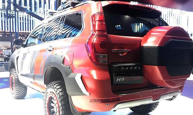 原厂迷彩版哈弗h9亮相红色车标迷彩车身不亚于牧马人