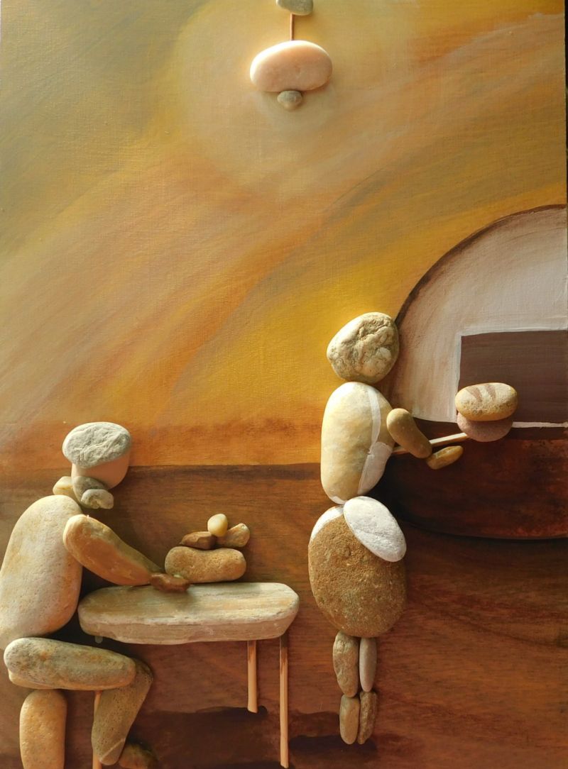 他山之石石头的艺术新西兰女艺术家szilajka的创意作品欣赏