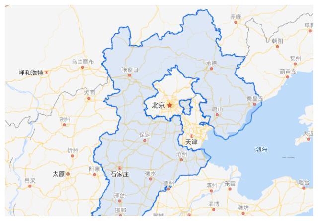 河北省有3个县被北京和天津包围形成中国最大飞地