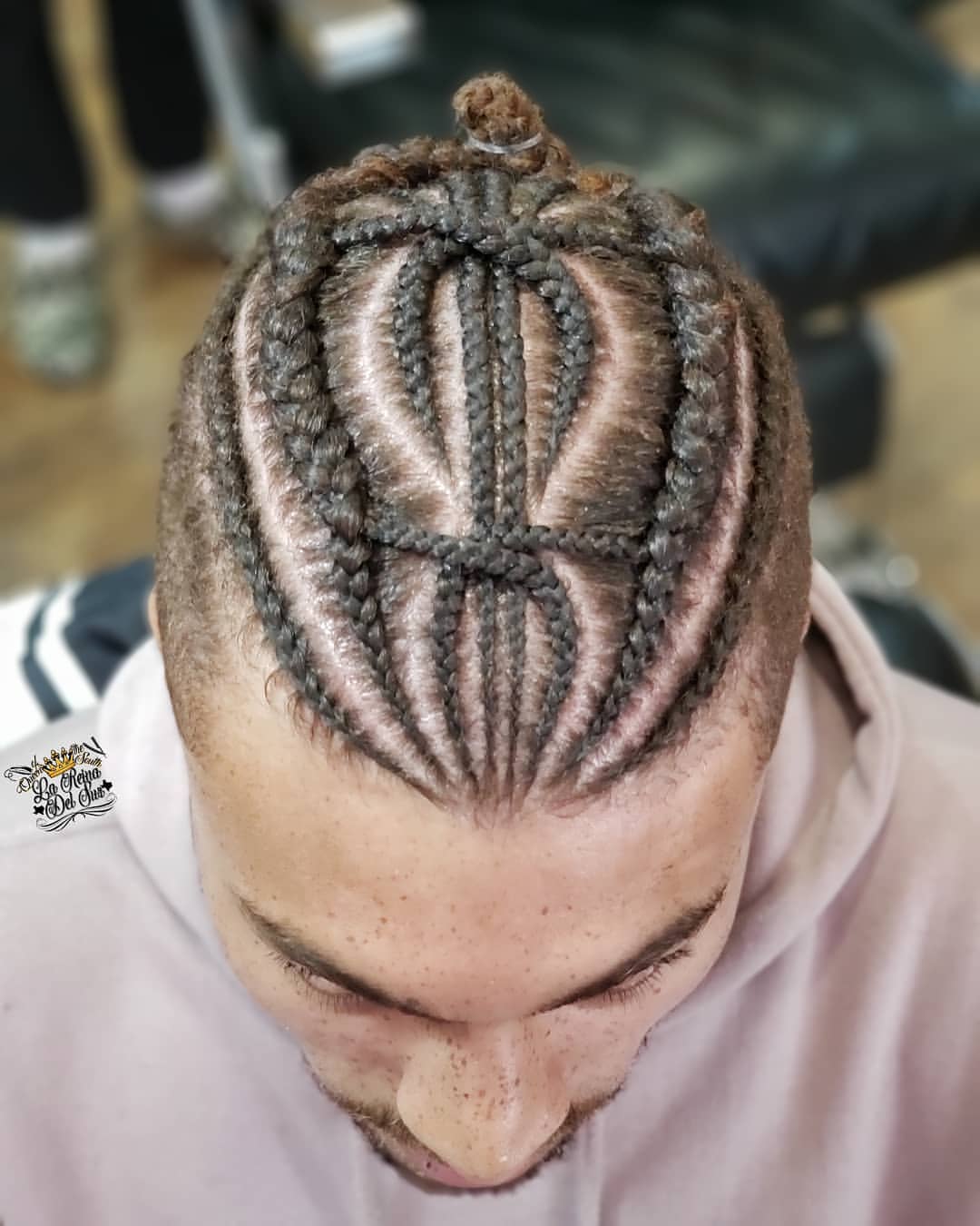 男生编贴头辫小辫子又酷又有型