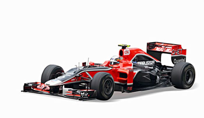 法拉利赛车:了解F1吗,赛车外观显得格外亮眼,充