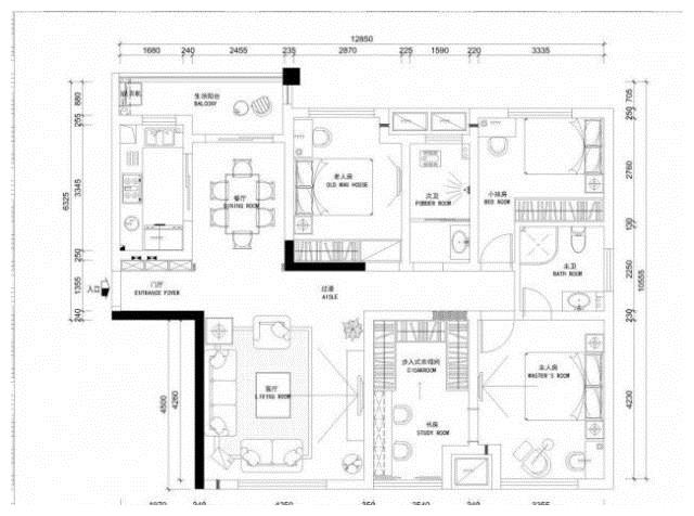 130平欧式，有生活气息的家