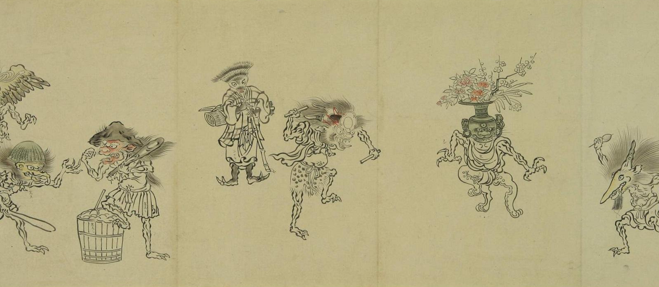 《百鬼夜行绘卷》看看它们晚上都在干什么_新浪新闻