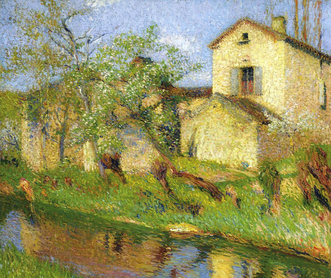 也许是最好看的点彩法国著名画家纪尧姆马丁18601943