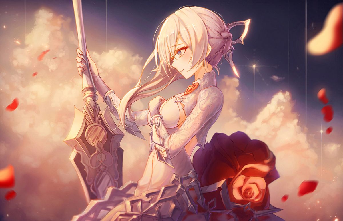 p站美图"死亡爱丽丝"壁纸特辑,画风超出色的人物插画