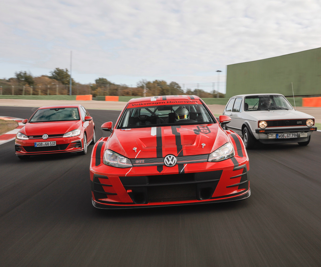 大众golf gti tcr 赛车!