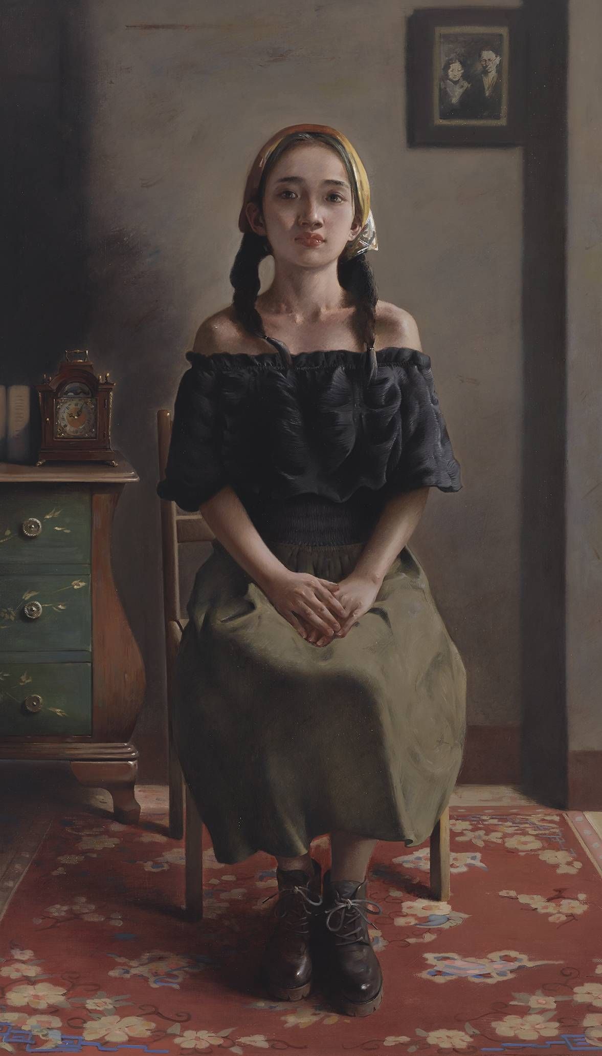 广州美术学院毕业生黄伟超的油画人物创作作品欣赏