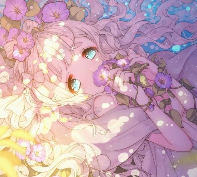 二次元唯美梦幻"软妹萝莉头像"色彩饱满温暖,晶莹剔透可爱美~ 萌系