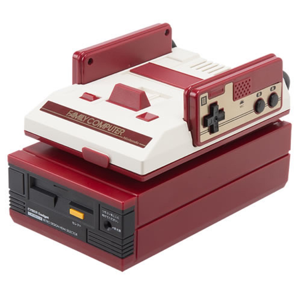 切换器3in1"采用了任天堂于1986年2月推出,搭配红白机使用的"fc 磁碟