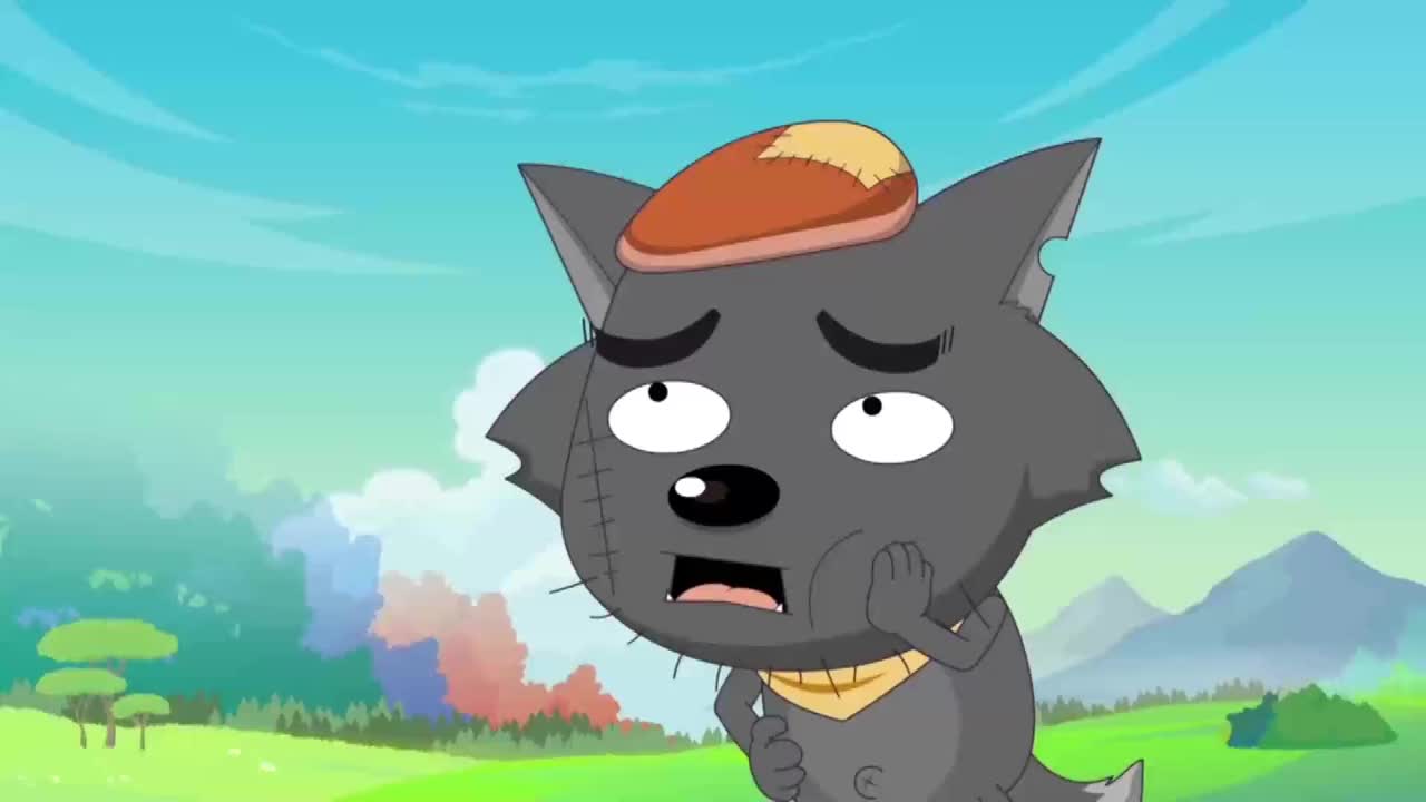 喜羊羊与灰太狼灰太狼笑的根本停不下来