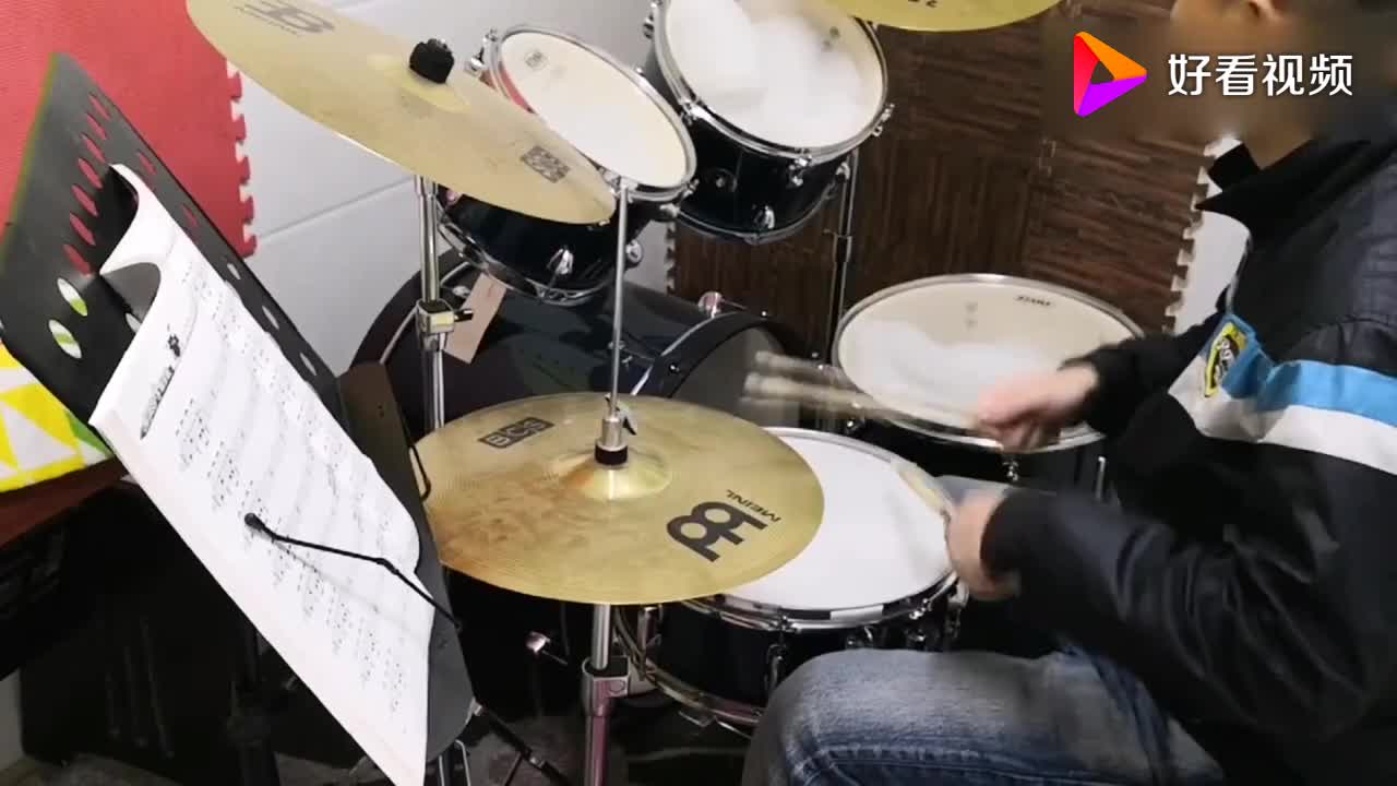 架子鼓中的八分音符大鼓这样踩才好听十分精彩