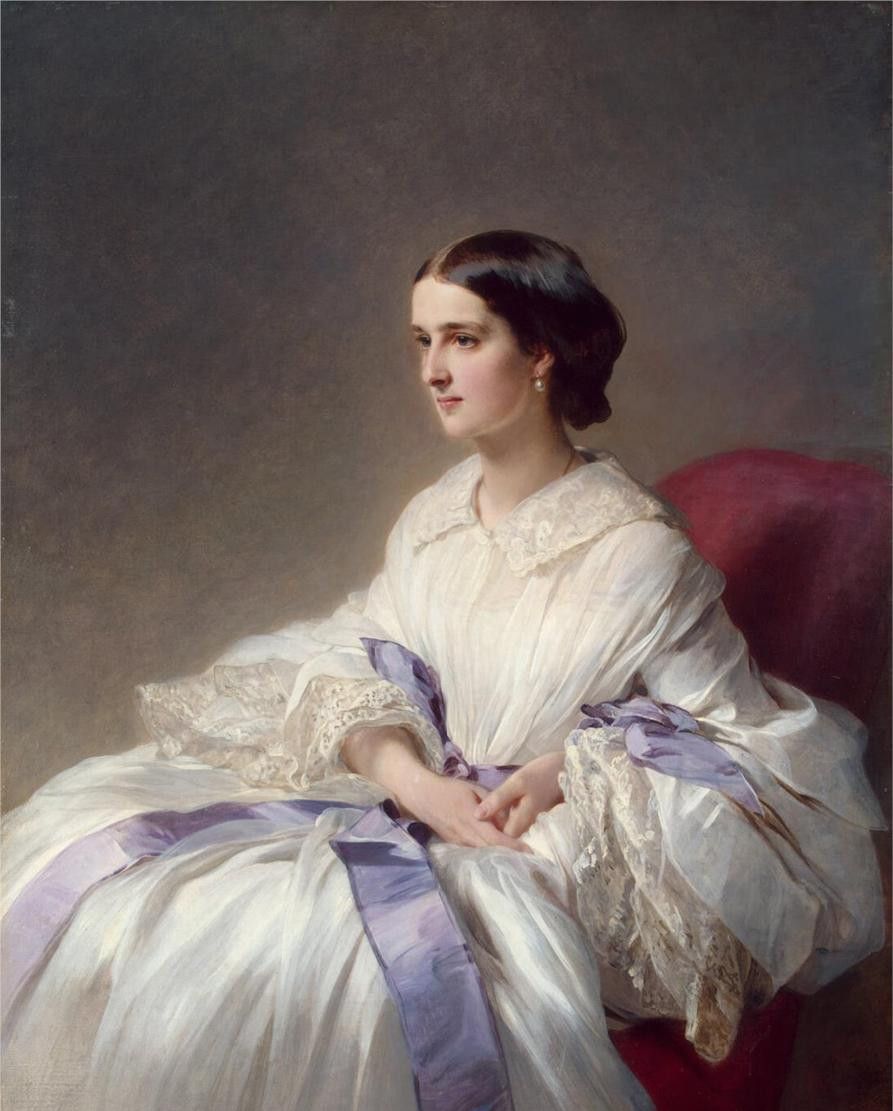 这古典人物油画真是唯美至极,犹如天仙,大师佳作